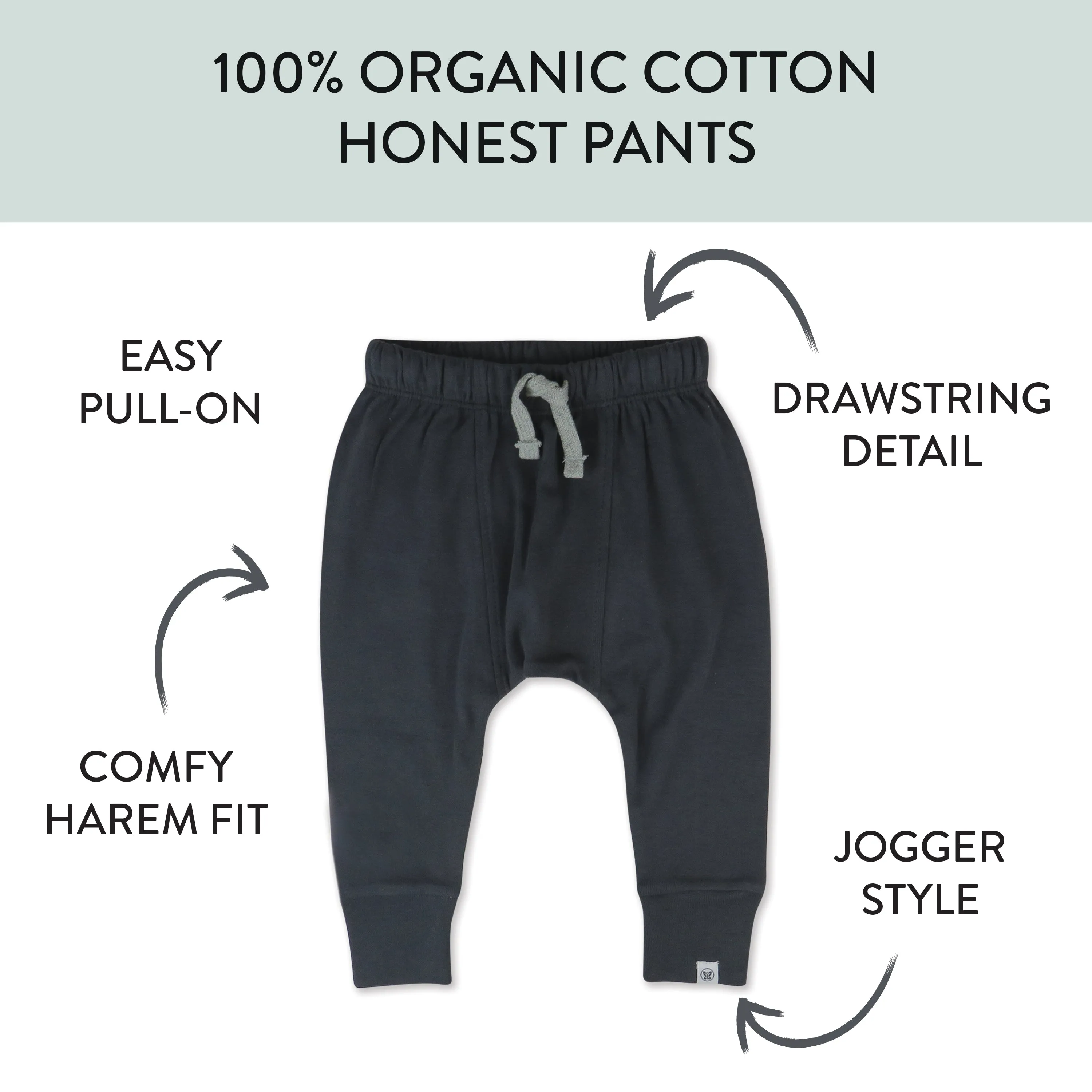 2-Pack Organic Cotton Honest Pants