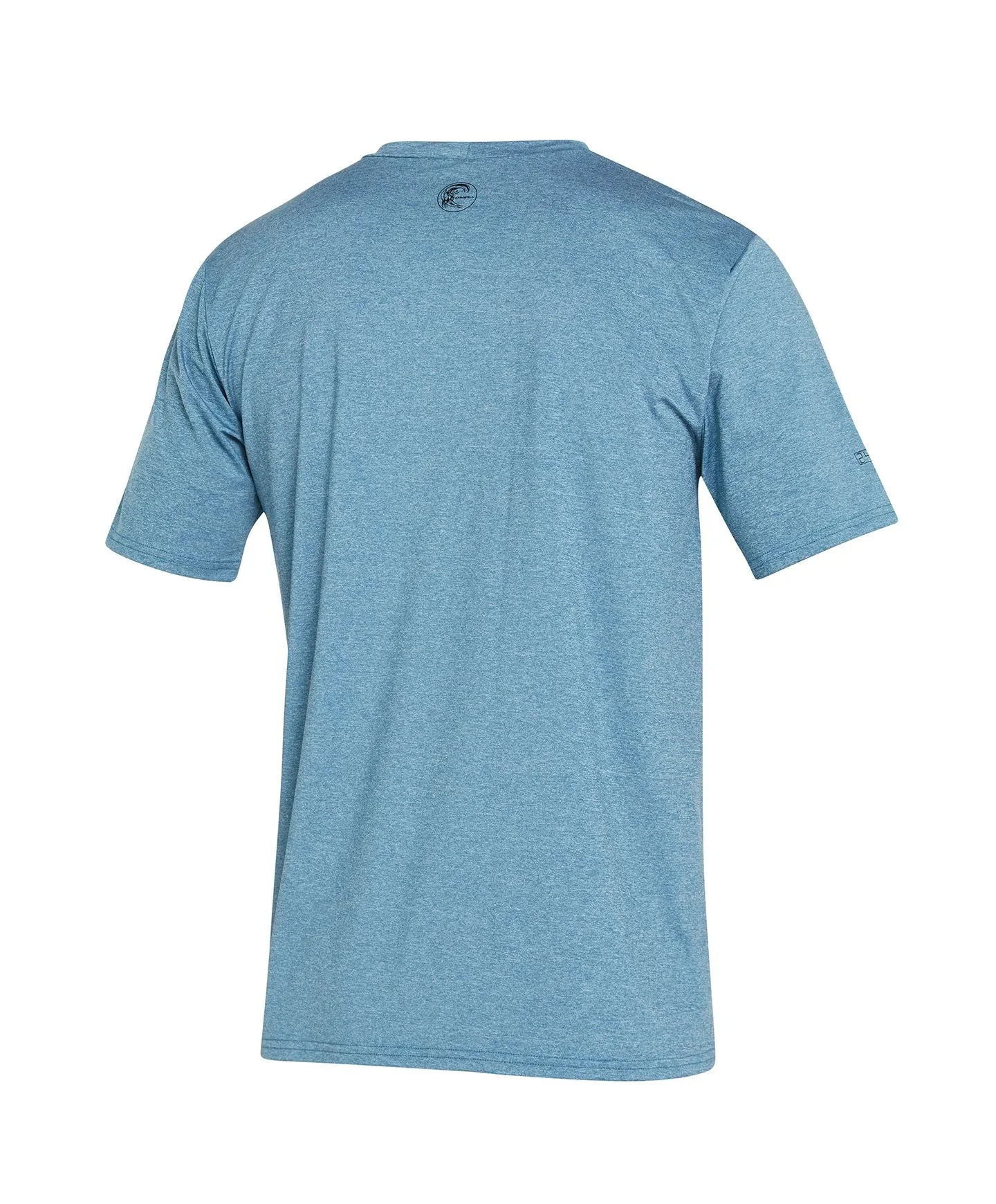 24-7 Hybrid Surf Tee Short Sleeve Rashie - Smoke Blue