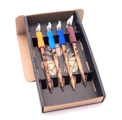 4-Piece Curved Blade Square Tip Set