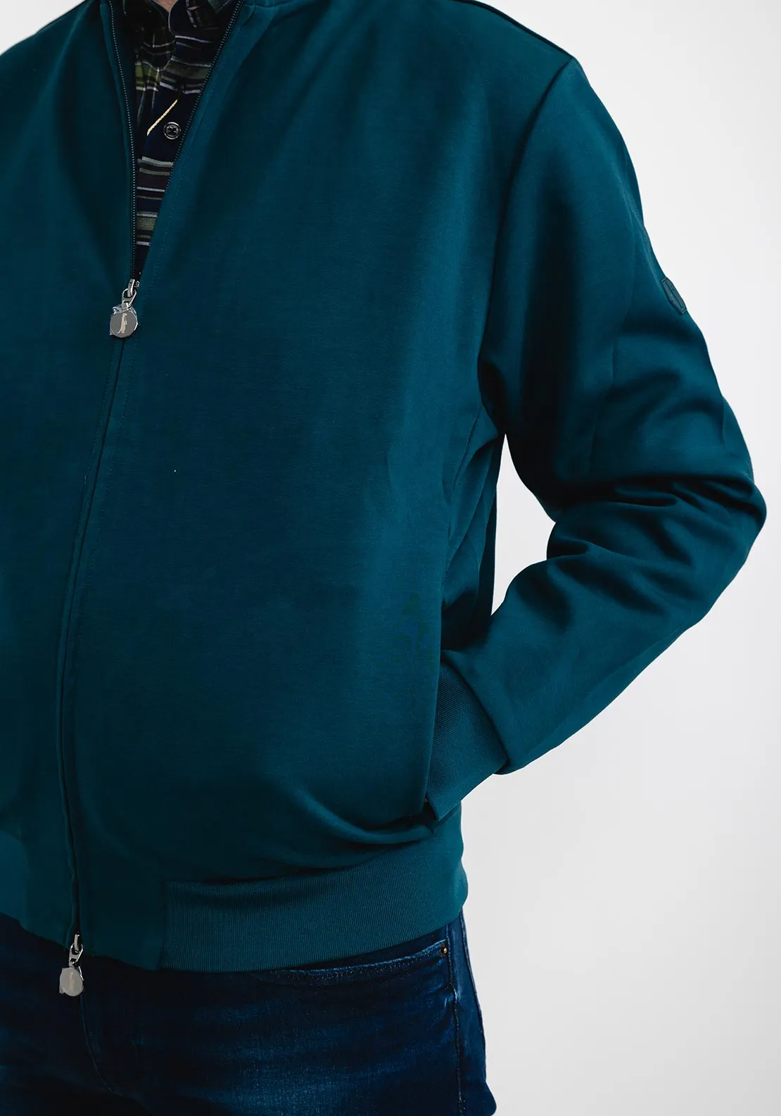 6th Sense Hugo Full Zip Jacket, Reflecting Pond