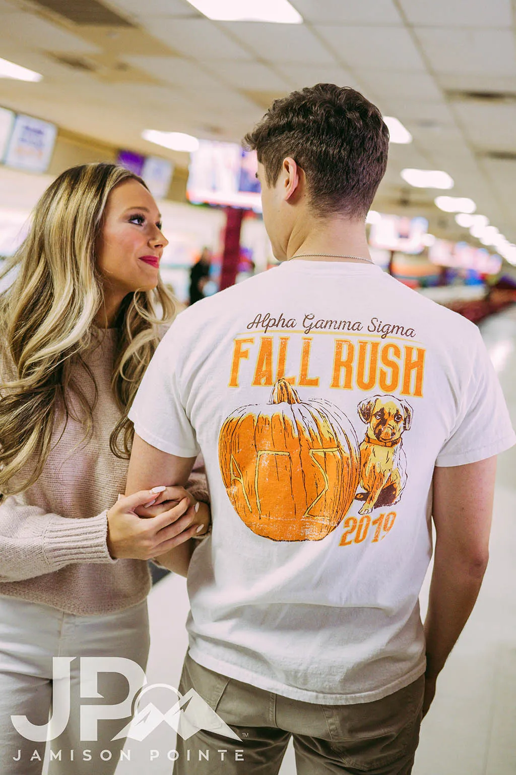 Alpha Gamma Sigma Fall Rush Pumpkin Puppy Tee