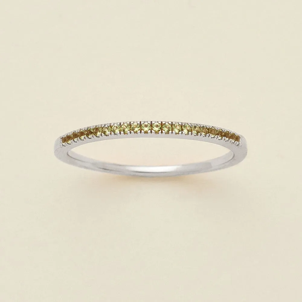 August Birthstone Stacking Ring