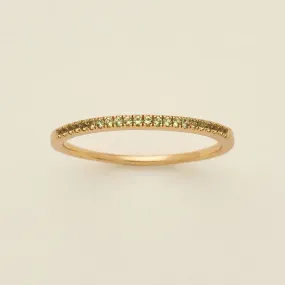 August Birthstone Stacking Ring