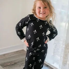 Buttflap Pajamas - Fleur de Lis