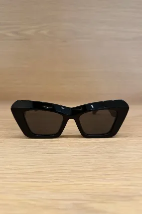 CATEYE SUNGLASSES IN BLACK (LW40036I)