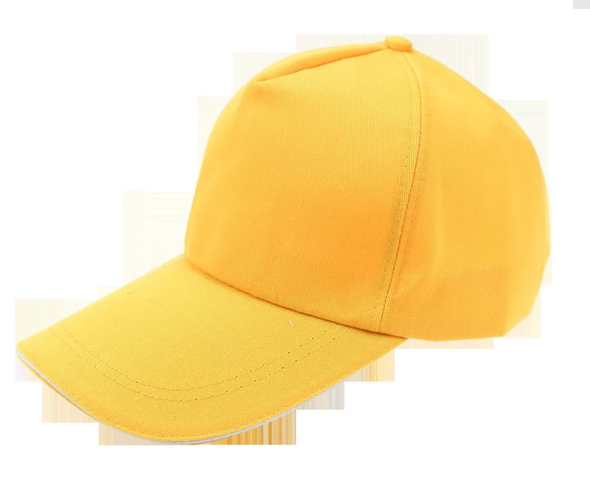 Coloured Cotton Snapback Cap