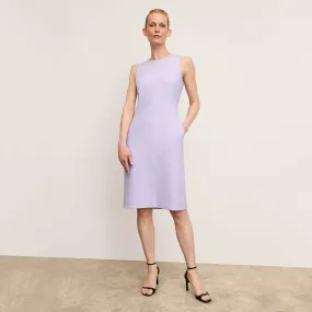 Constance Dress - Stretch Tweed :: Lilac/Ivory