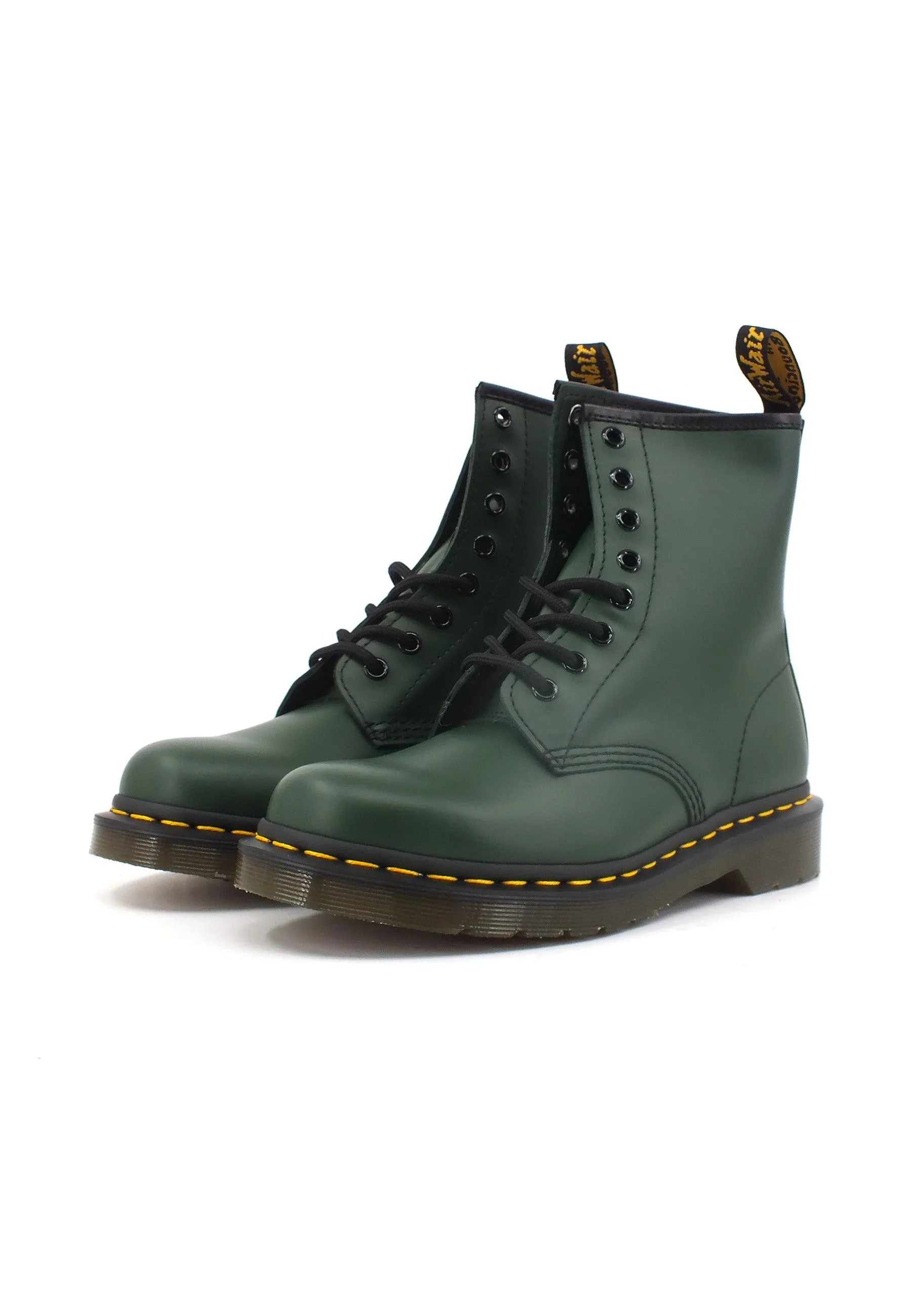 DR. MARTENS Smooth Stivaletto Anfibio Donna Green 1460-11822207