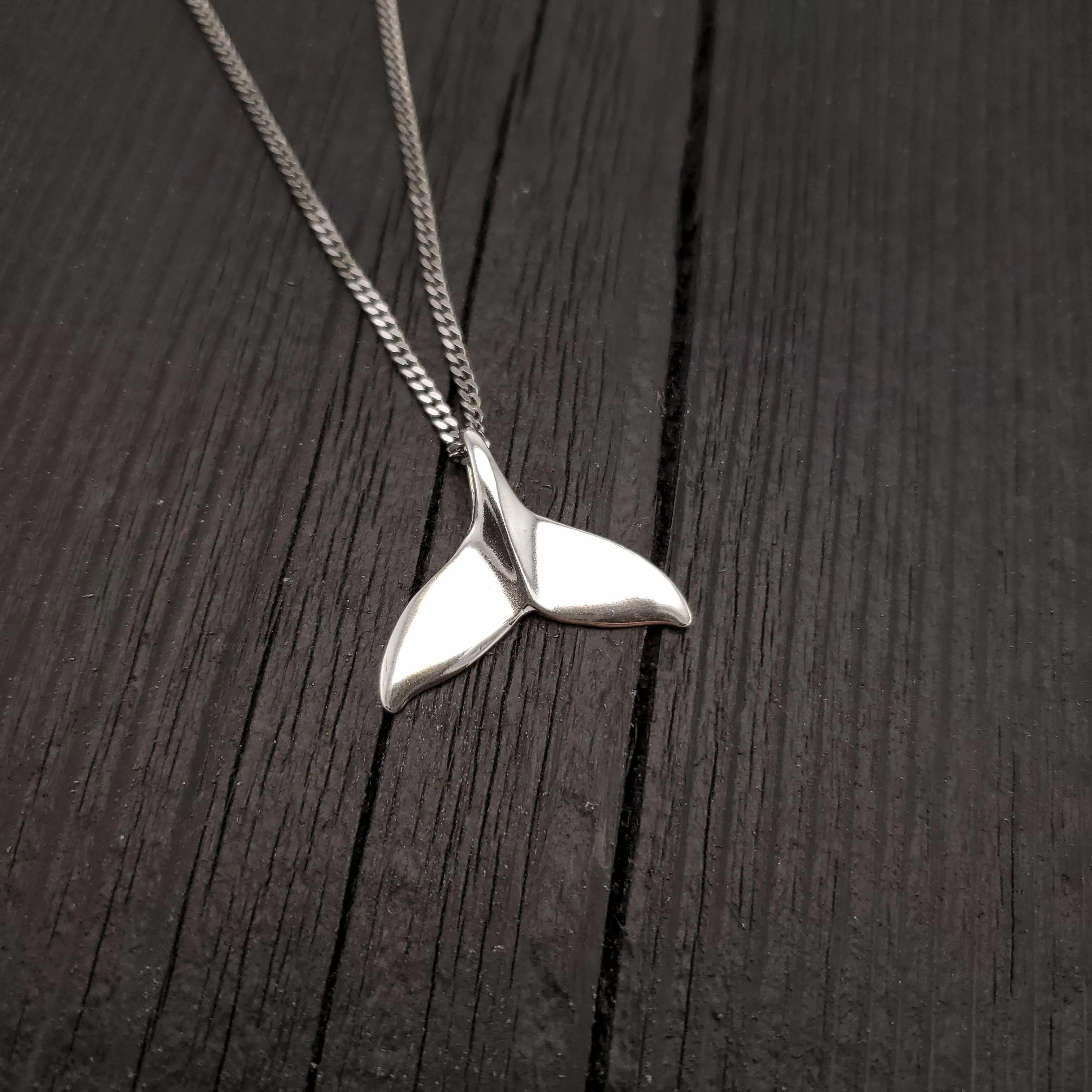 Humpback Whale Fluke Necklace Whale Tail Pendant