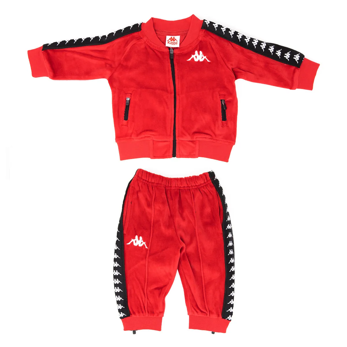 Infants 222 Banda Neash Tracksuit - Red Black