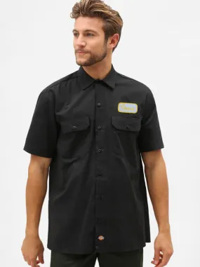 Iowa Name Plate Dickies Short Sleeve Button Up