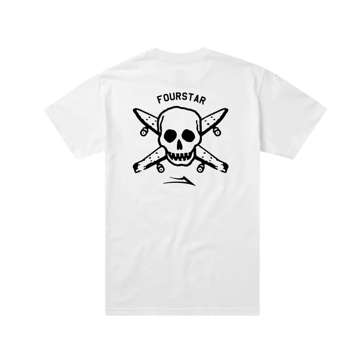 Lakai Fourstar Street Pirate Tee White