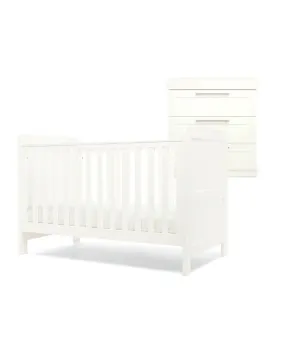 Mamas & Papas Hampden 2 Piece Furniture Set - White