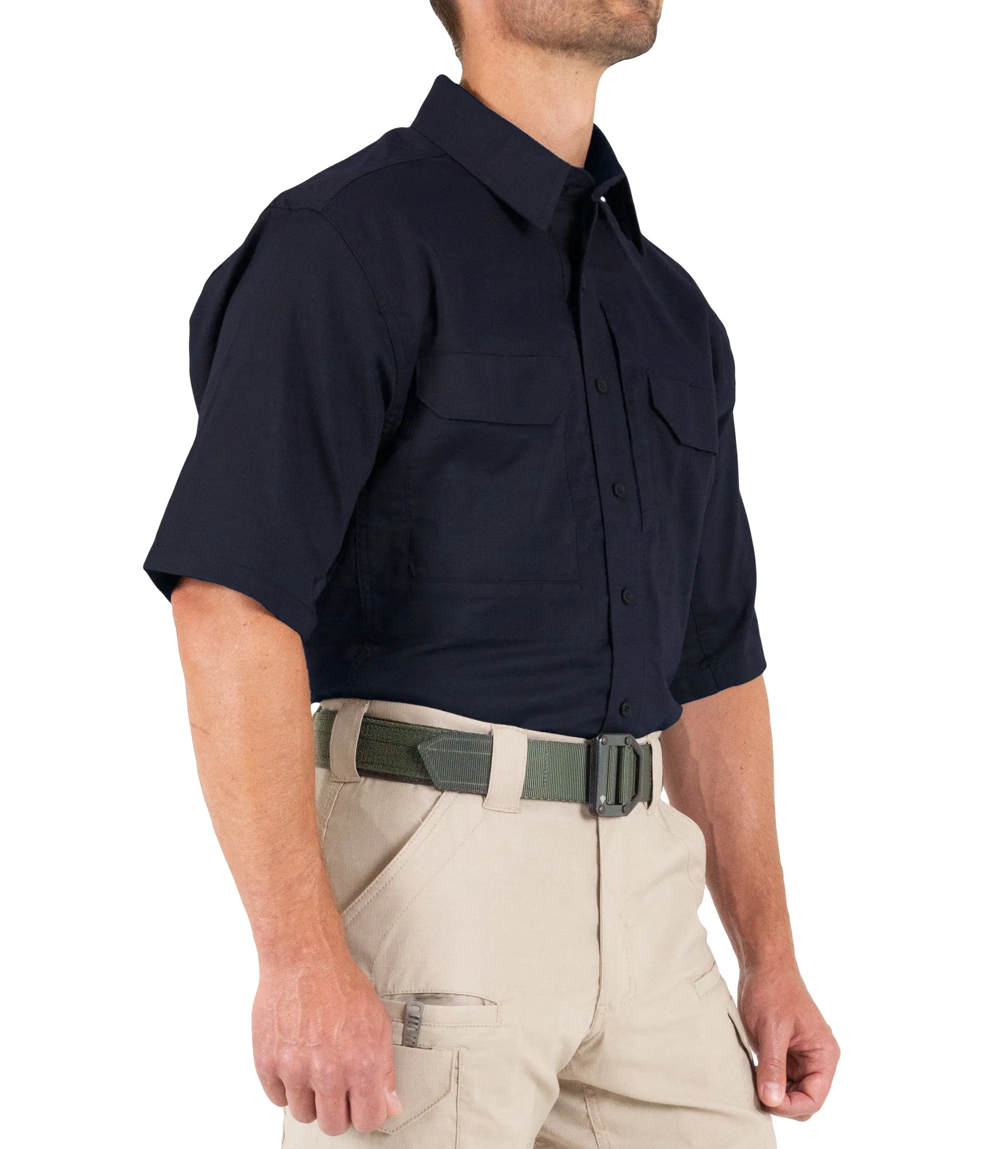 Men's V2 Tactical Short Sleeve Shirt / Midnight Navy