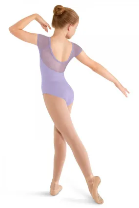 Mirella Child Soft Mesh Cap Sleeve Leotard - M411C