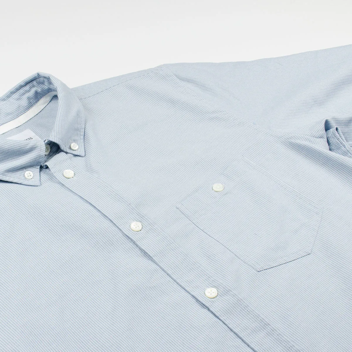 Norse Projects - Anton Oxford Shirt - Marginal Blue Stripes