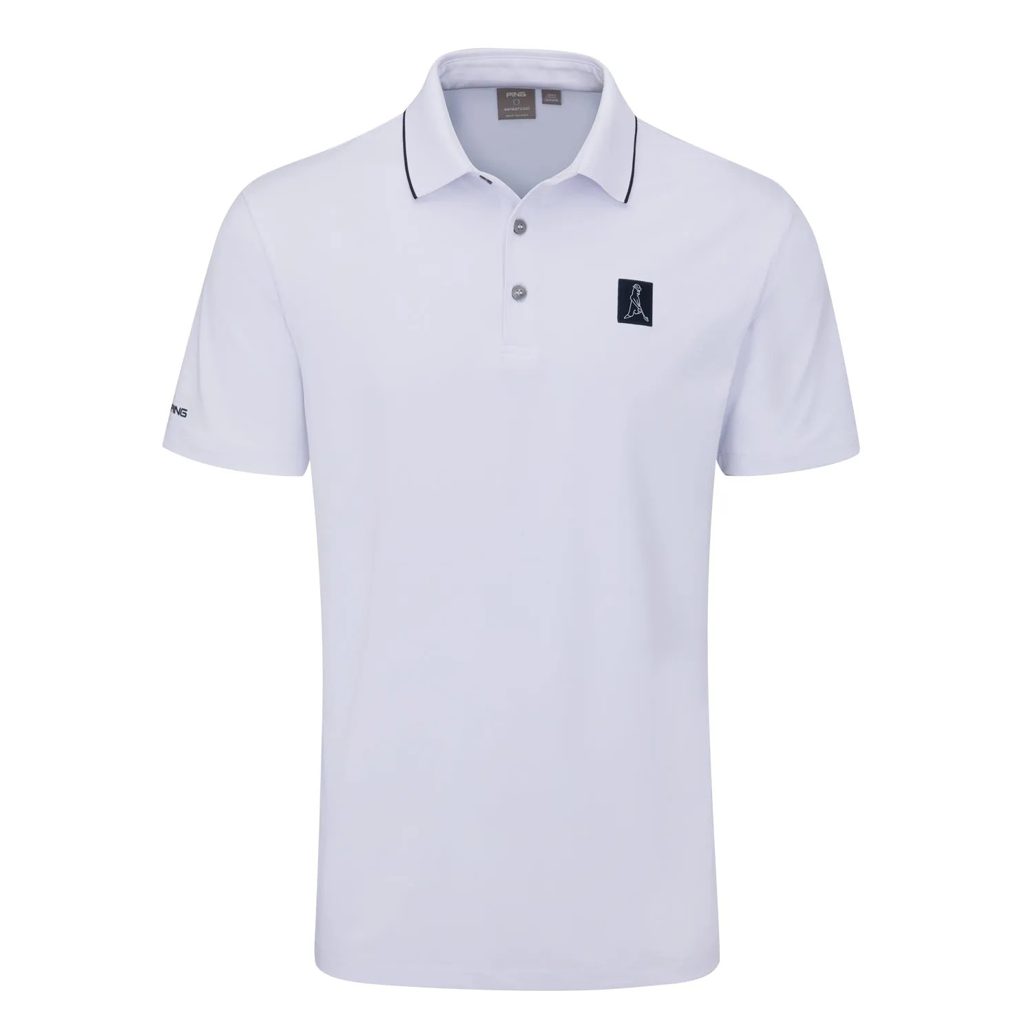 Ping Mr. Ping II Golf Polo Shirt - White