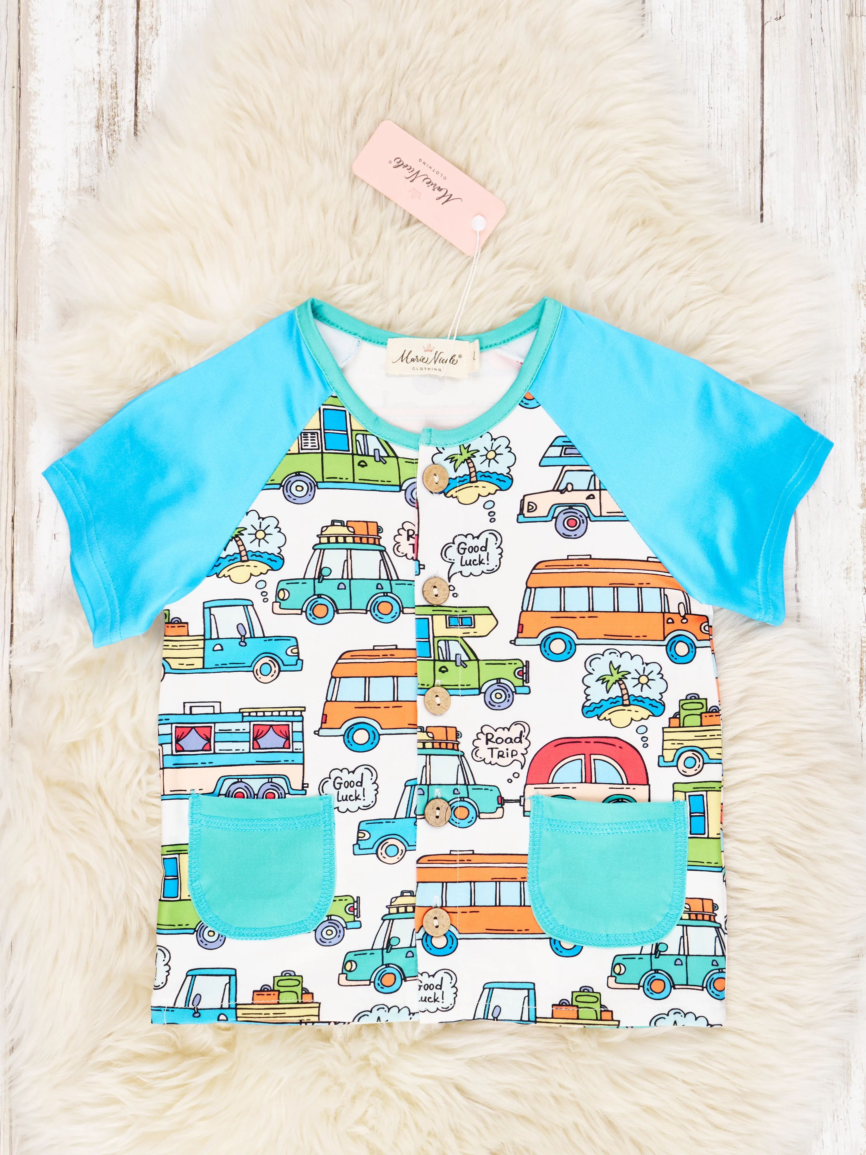 "Road Trip" Raglan Shirt