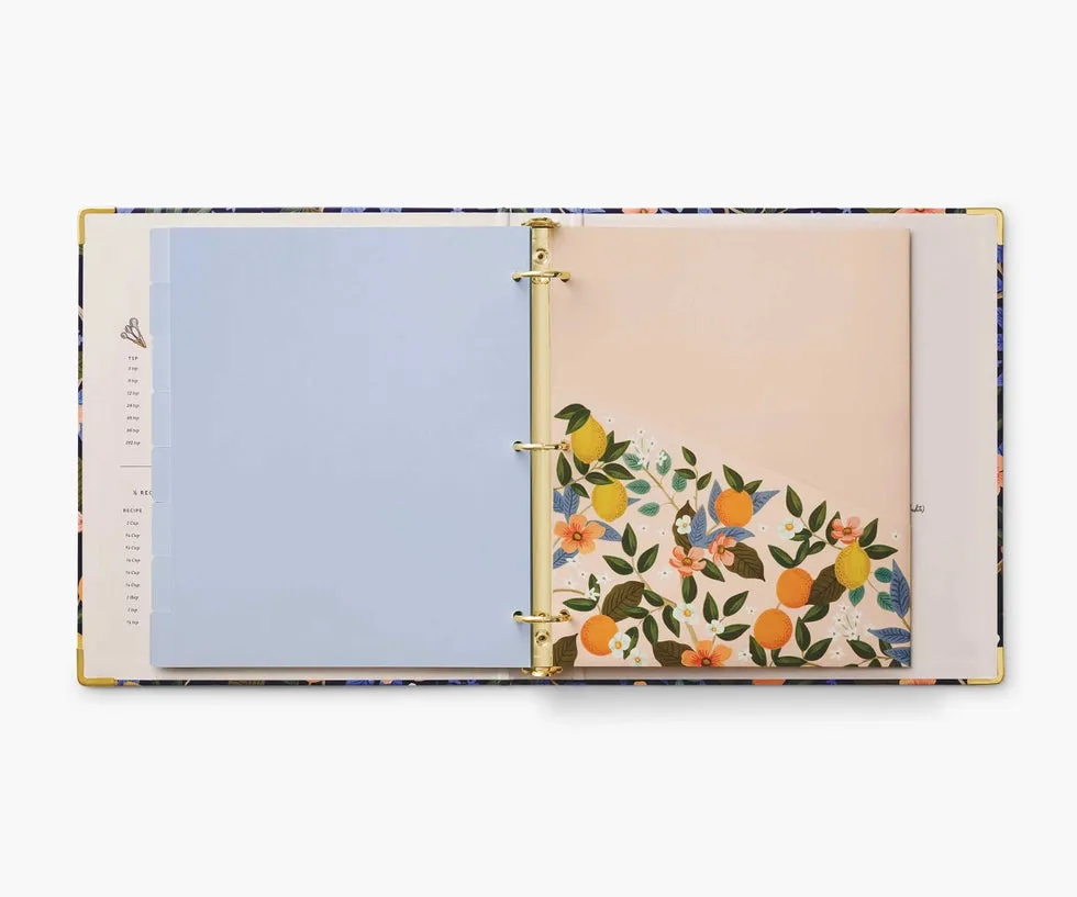 Rifle Paper I Citrus Grove Recipe Binder