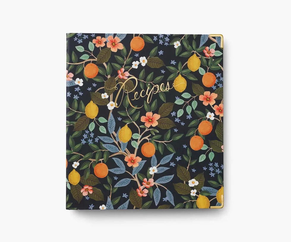 Rifle Paper I Citrus Grove Recipe Binder