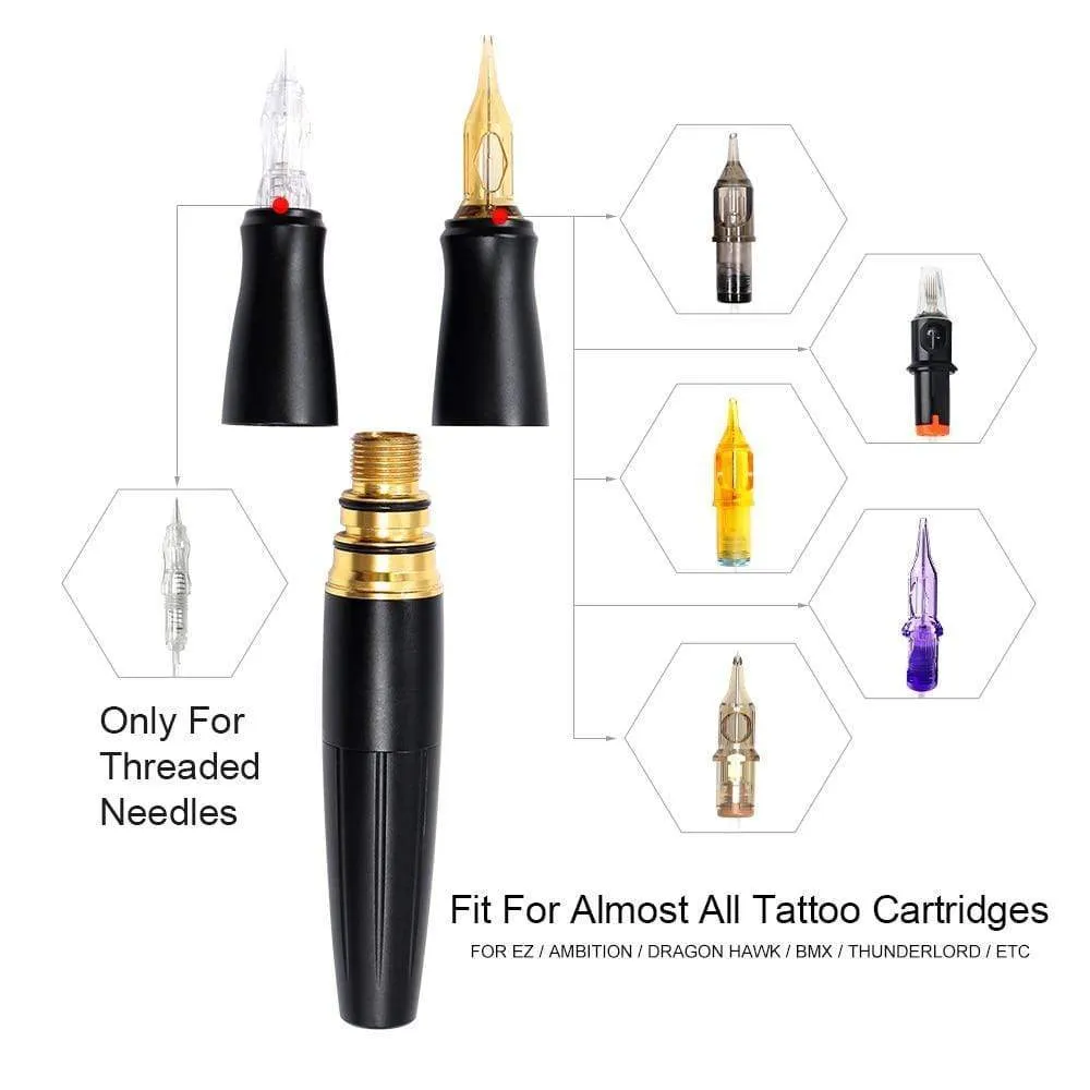 Rotary Tattoo Machine Pen Set Tattoo Kit Permanent Makeup Machine Eyebrow Tattoo Pen Gun Machine PMU Machine Pen