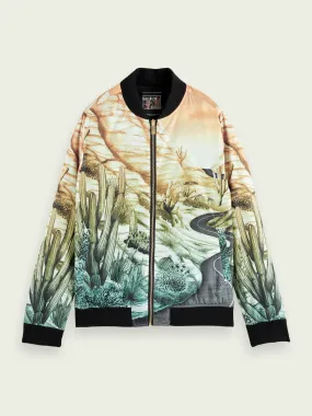 Scotch & Soda Reversible Printed Bomber Jacket (164563)