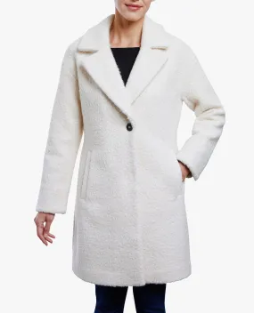 SINGLE BUTTON-FRONT PEACOAT