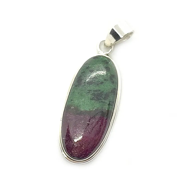 Skylar Ruby Zoisite Gemstone Pendant