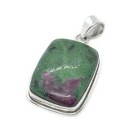 Skylar Ruby Zoisite Gemstone Pendant