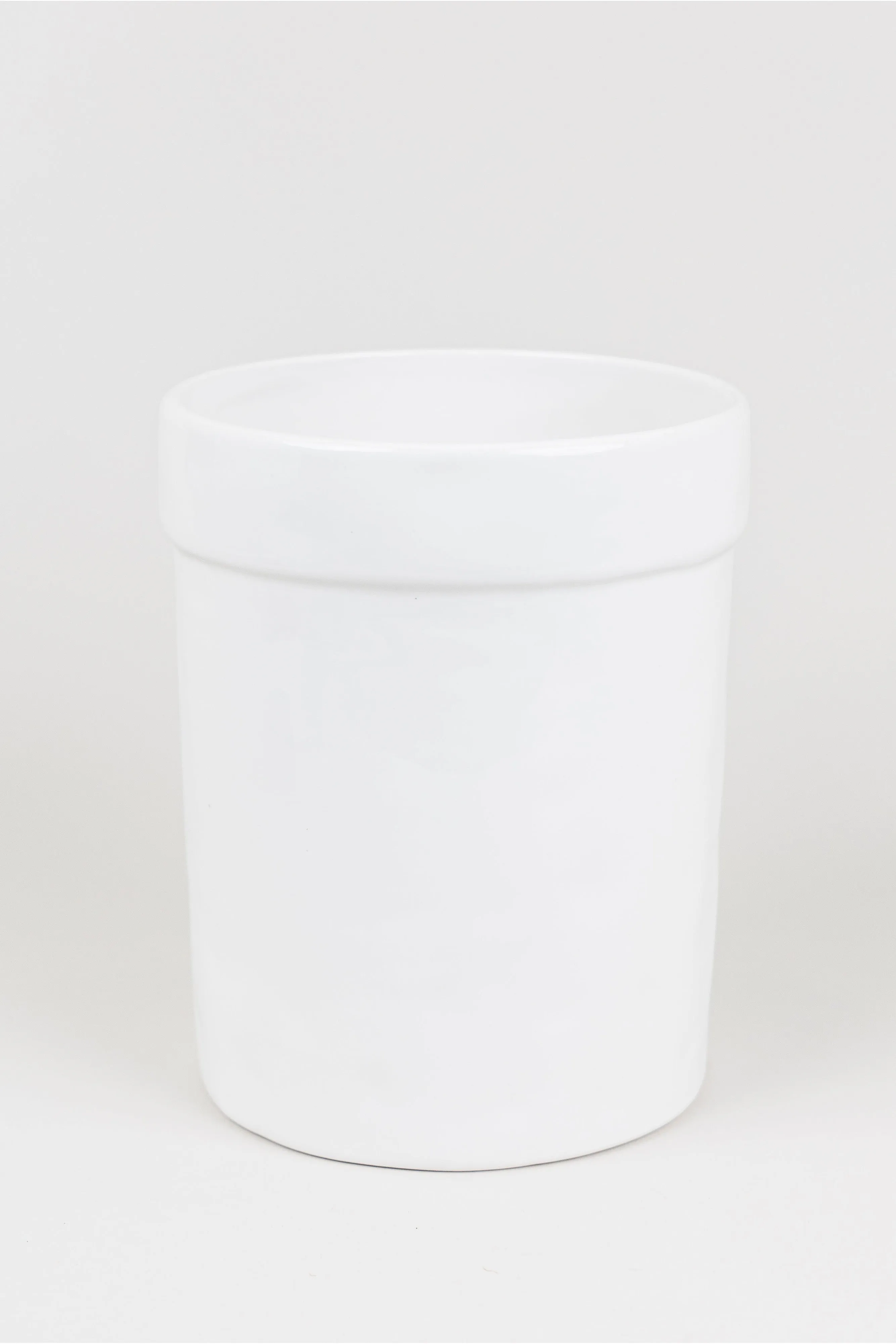 White Cottage Utensil Crock