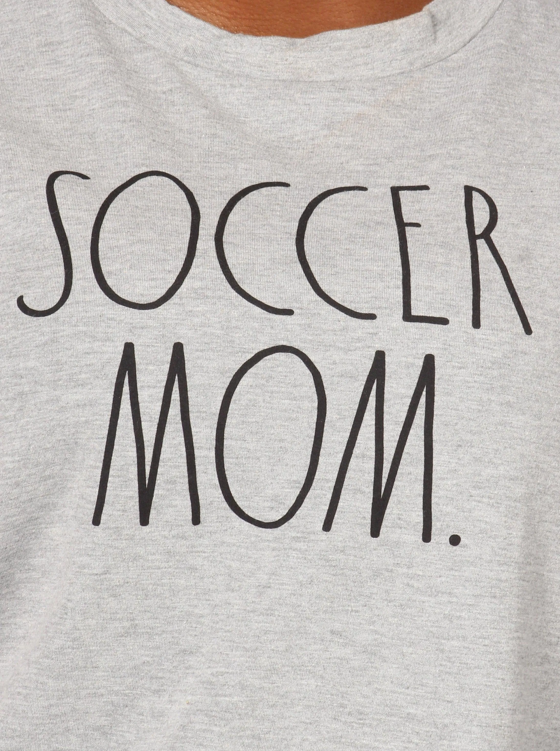 Women's "SOCCER MOM" Short Sleeve Icon T-Shirt